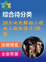 28萬噸電解鋁工程施工組織設(shè)計(附圖)